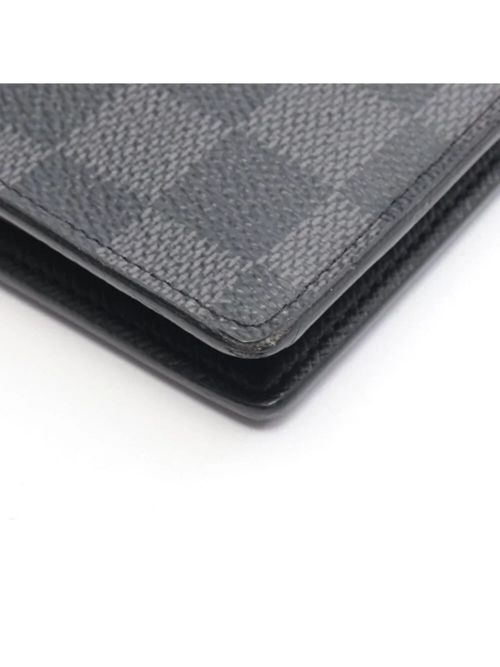Louis Vuitton Bifold Wallet Portefeuille Brazza Damier Graphite Leather